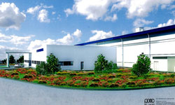 gambar fasad pabrik industri