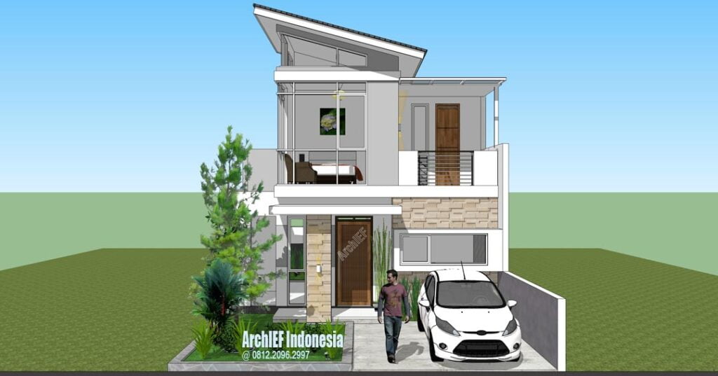 Rumah minimalis modern 2 lantai tangerang archief indonesia